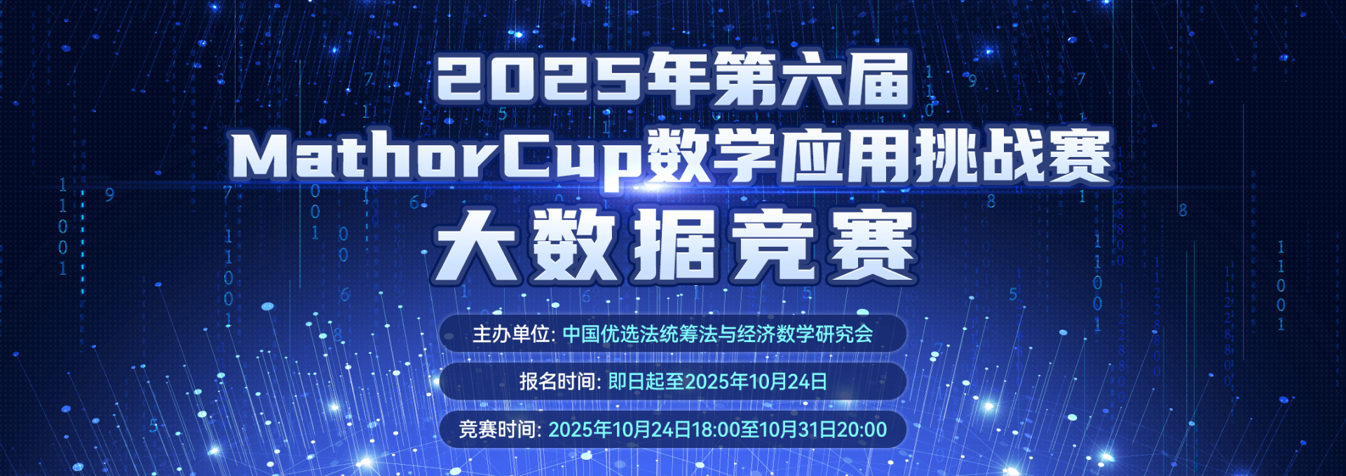 老牌竞赛|2025MathorCup